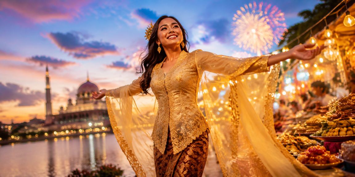Promosi bonus VIP di Putrajaya dengan rekaan bertema kebaya mewah dan elegan